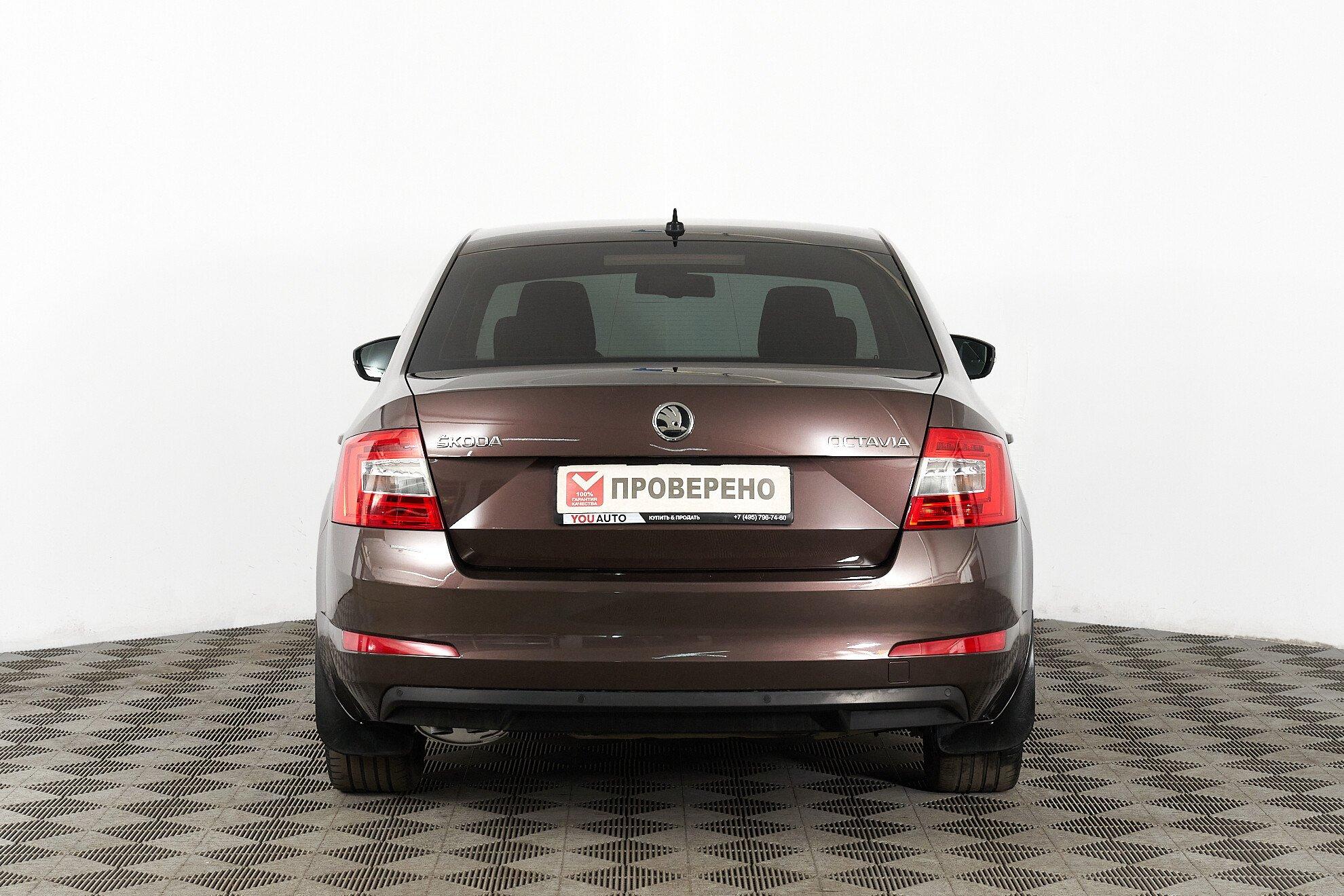 Skoda Octavia 2016, коричневый
