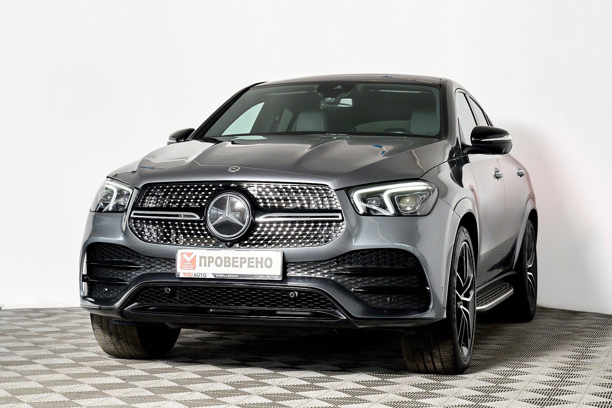 Mercedes-Benz GLE Coupe 2022, серый