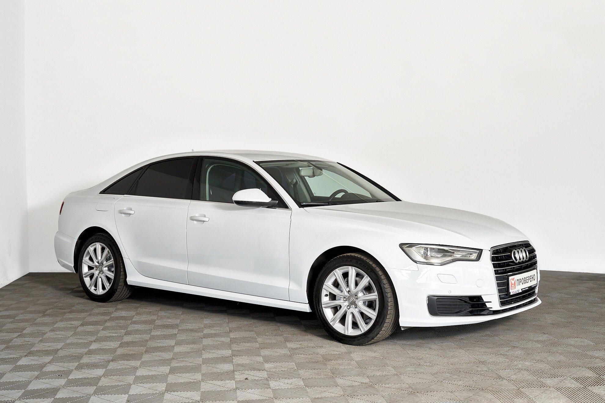 Audi A6 2014, белый