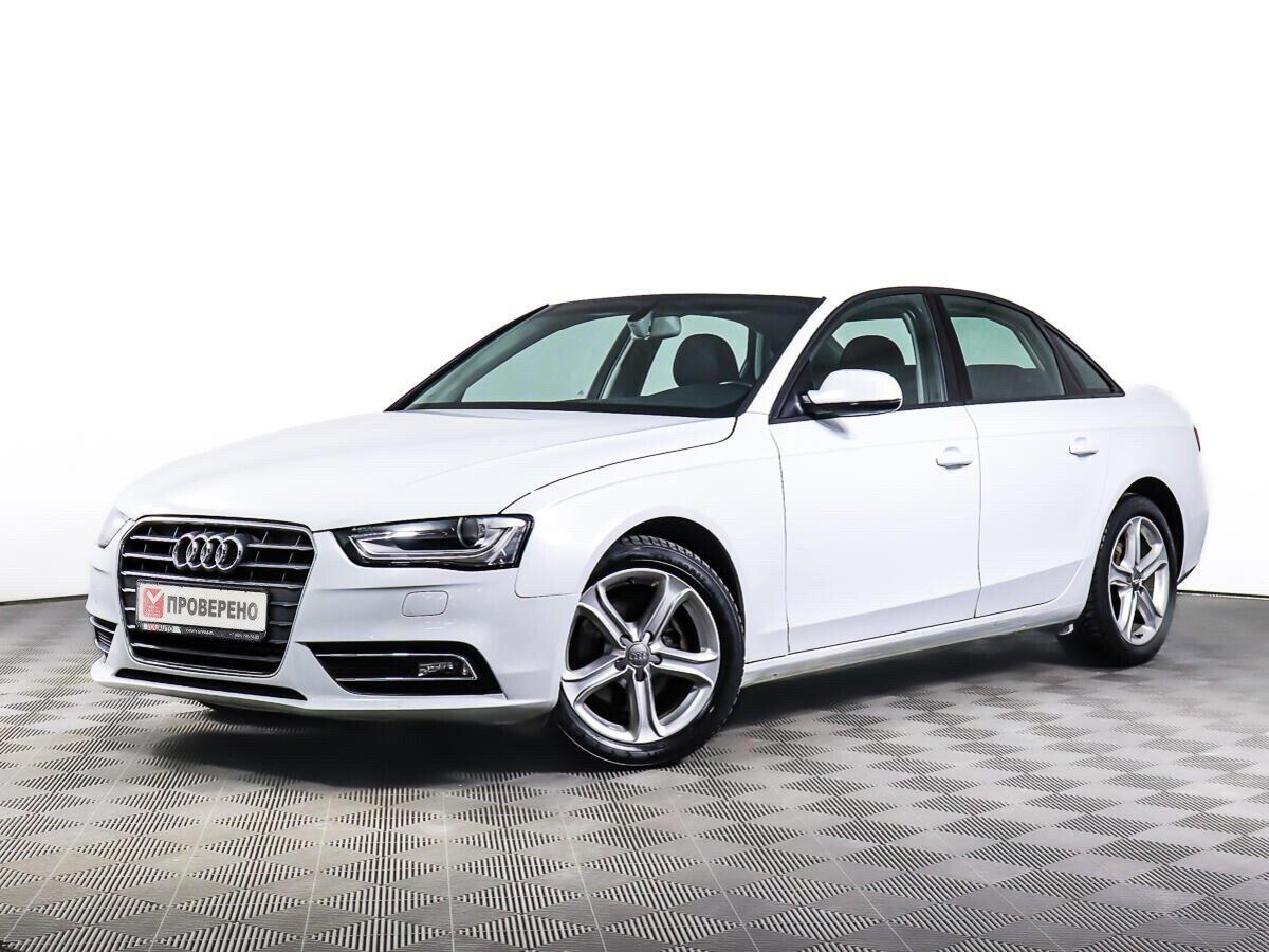 Audi A4 2015, белый