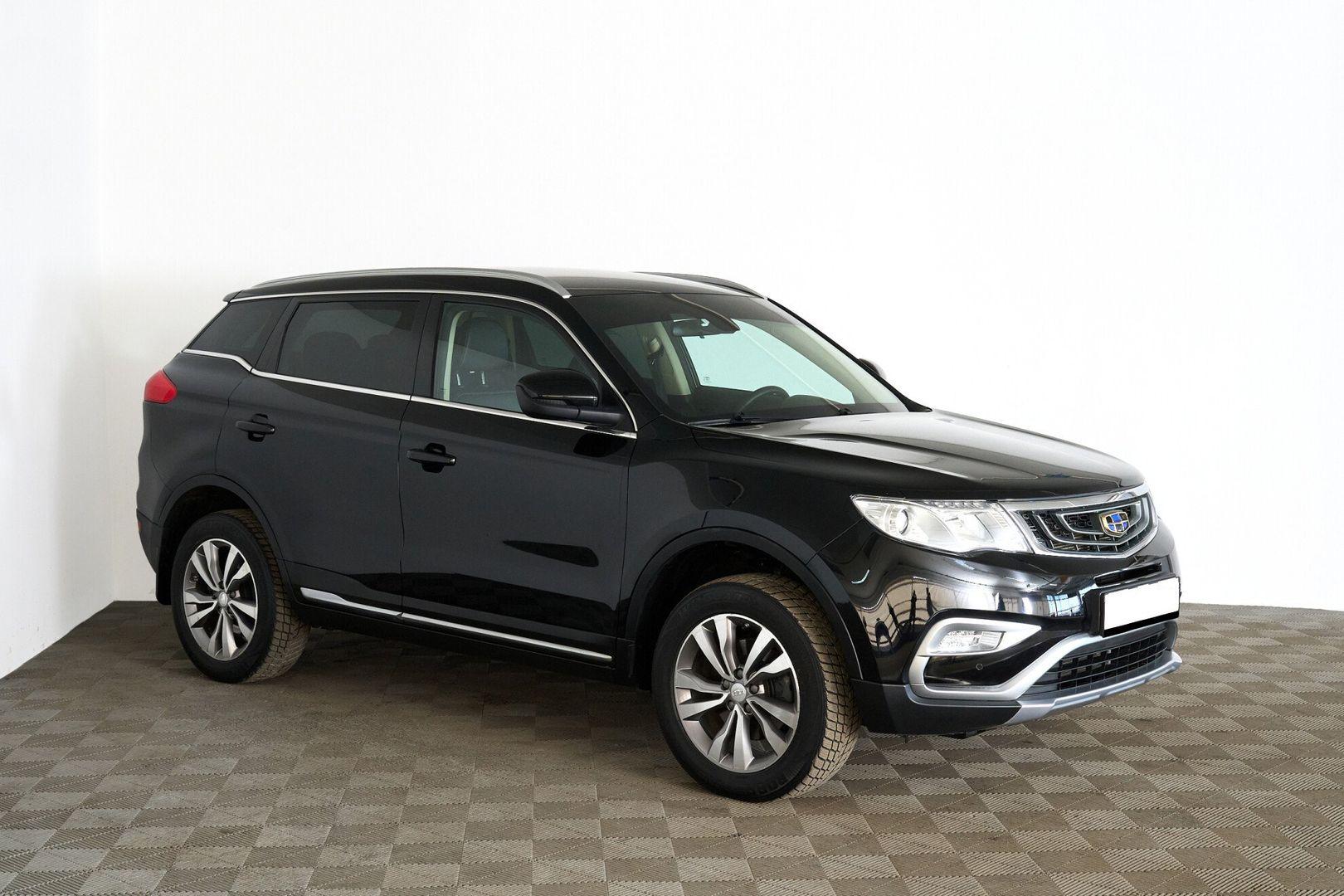 Geely Atlas 2018, черный