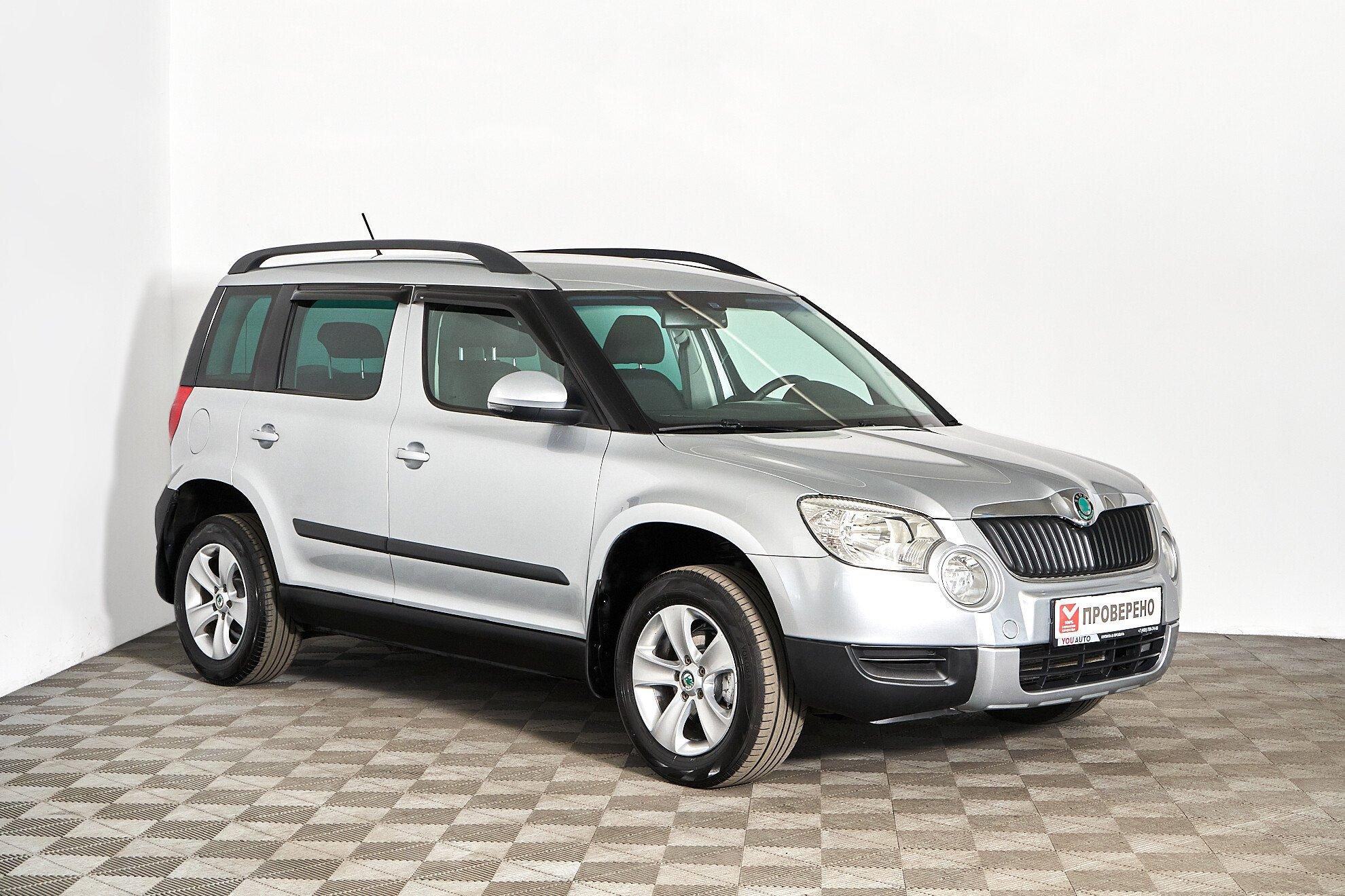 Skoda Yeti 2013, серебряный