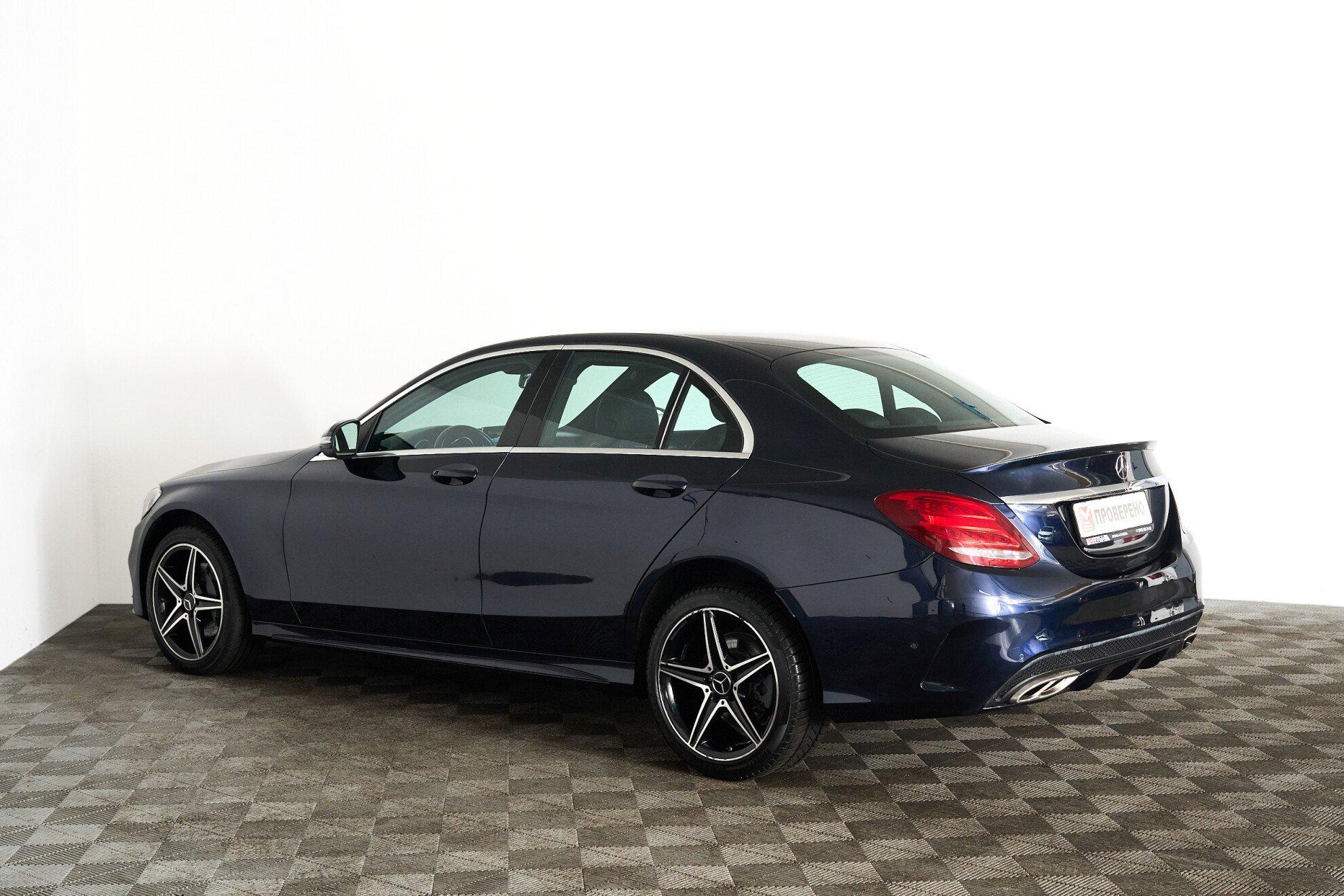 Mercedes-Benz C-Класс 2017, синий