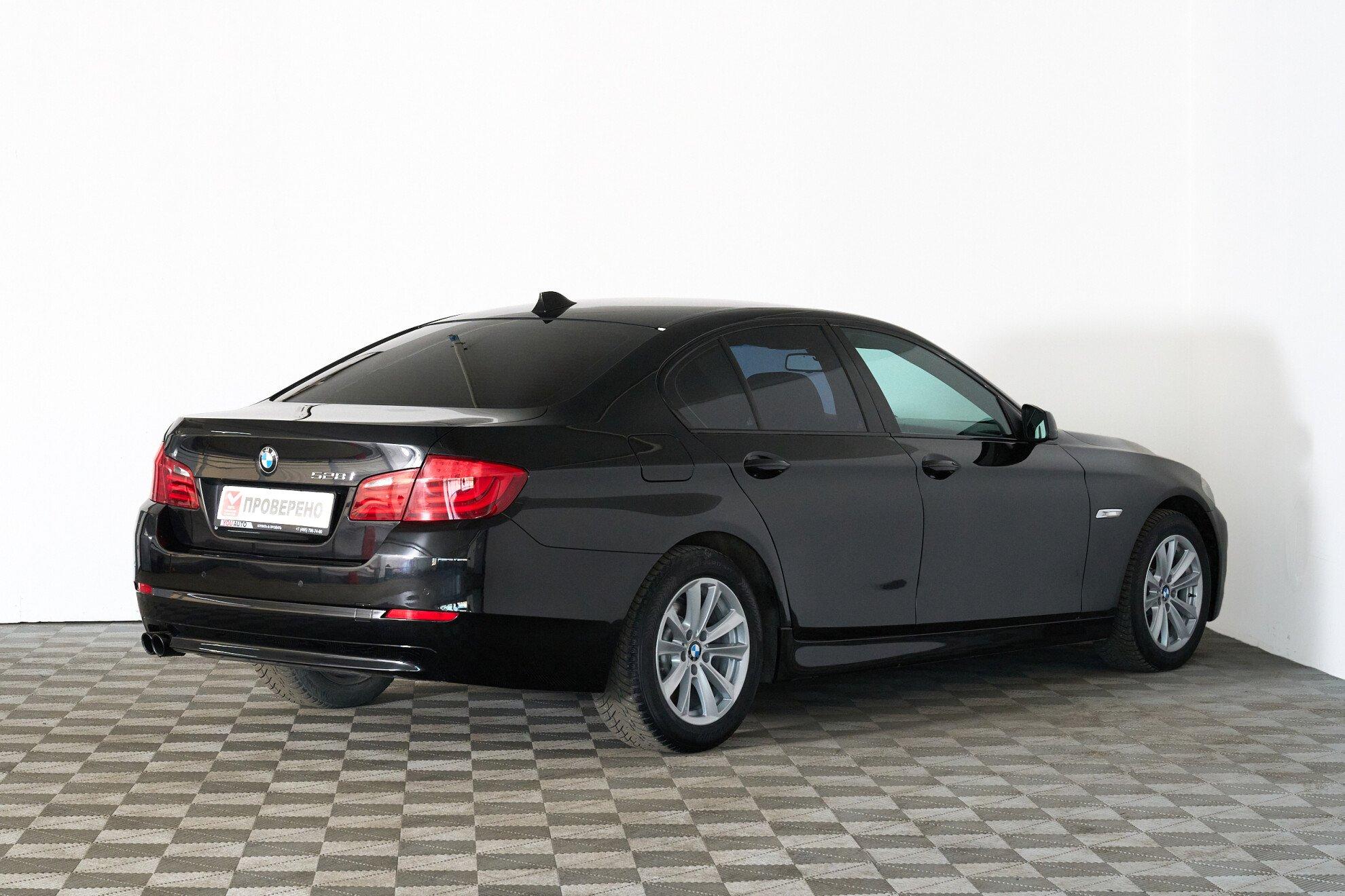 BMW 5 серии 2012, черный