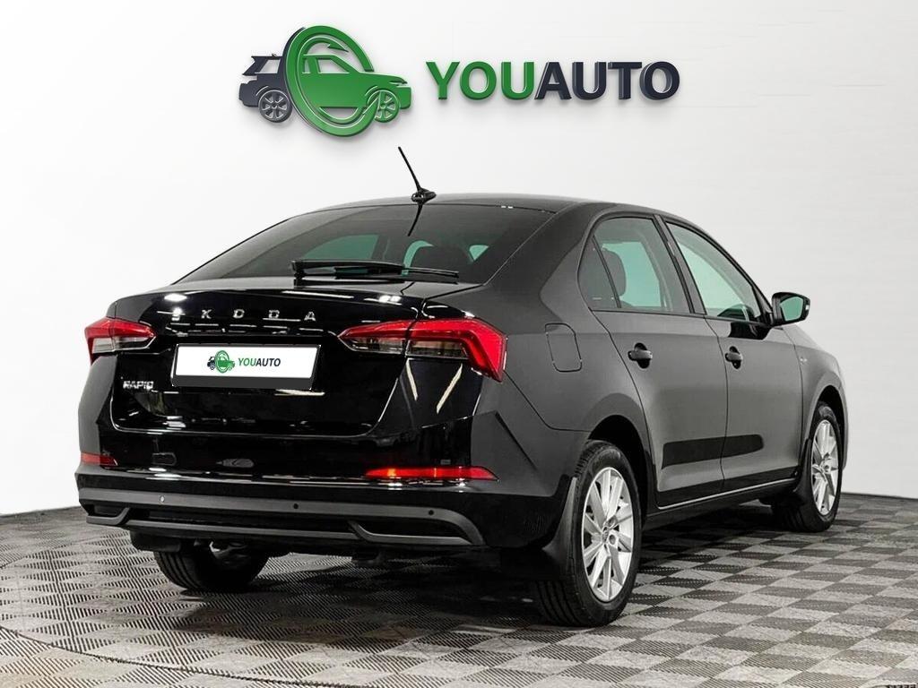 Skoda Rapid 2022, черный