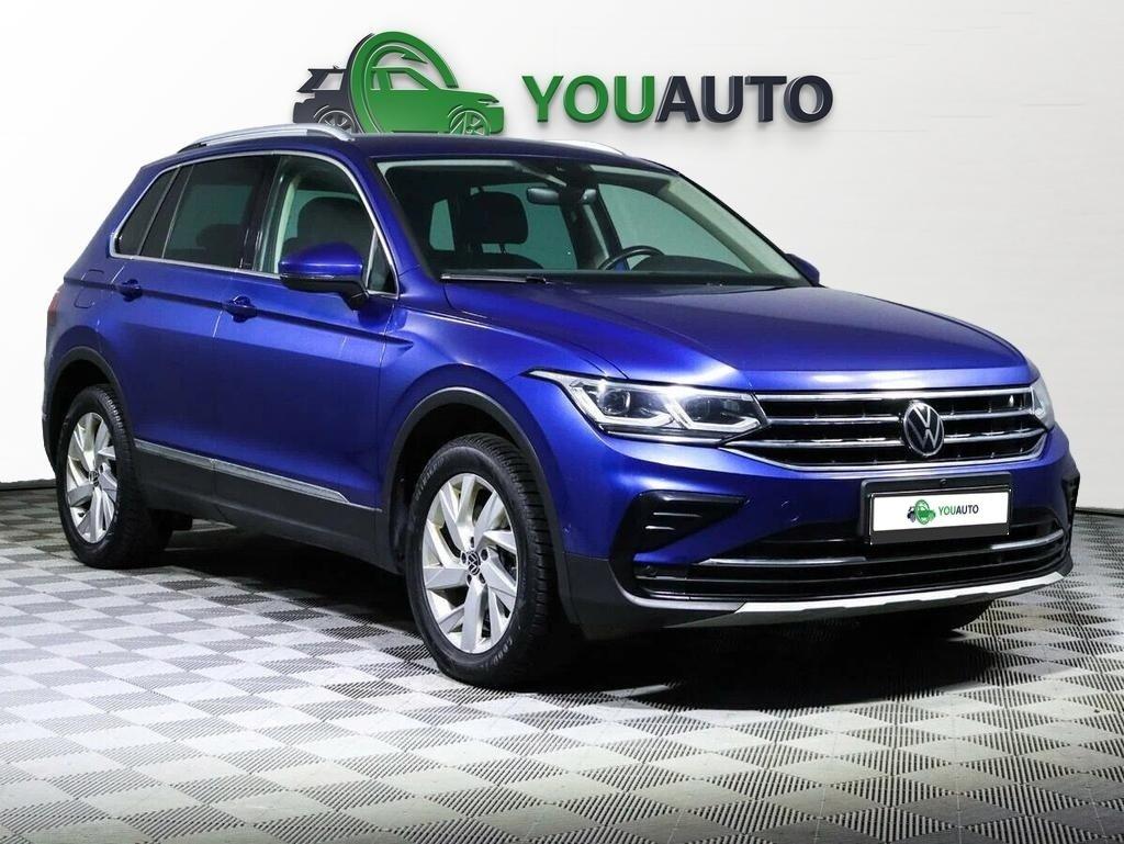Volkswagen Tiguan 2021, синий