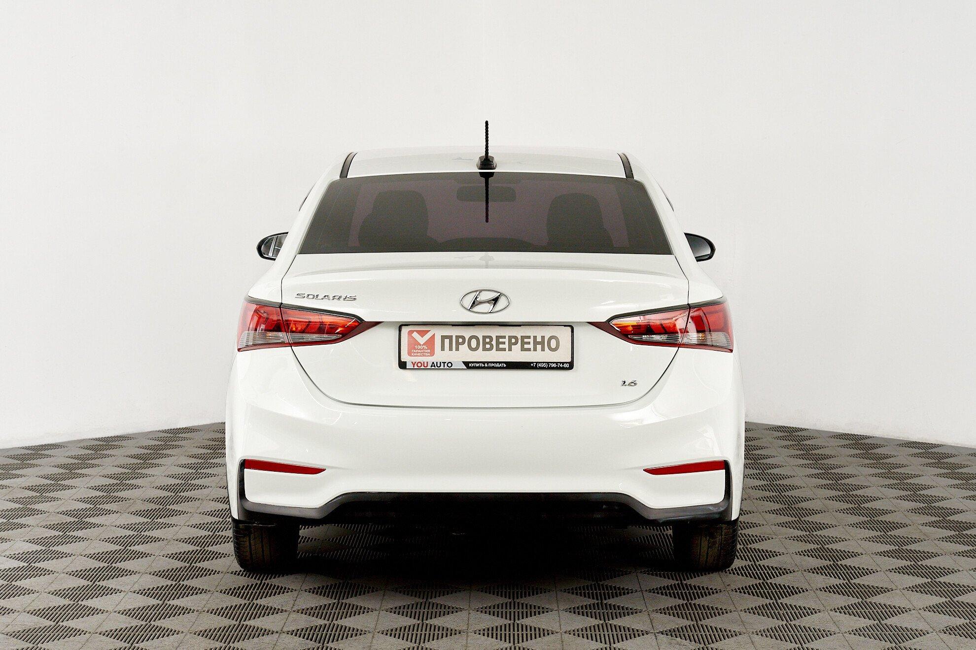 Hyundai Solaris 2019, белый