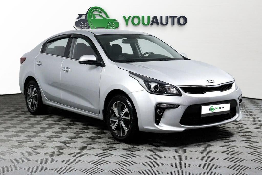 Kia Rio 2019, серебряный