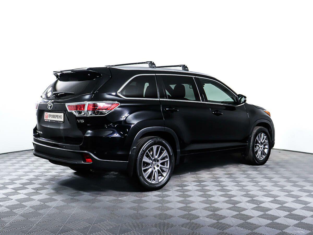 Toyota Highlander 2015, черный