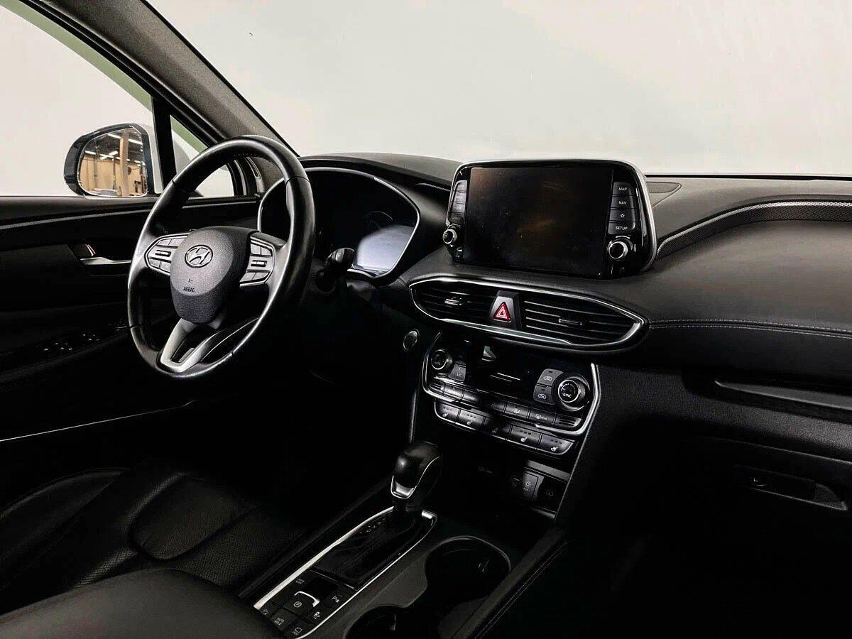 Hyundai Santa Fe 2018, белый