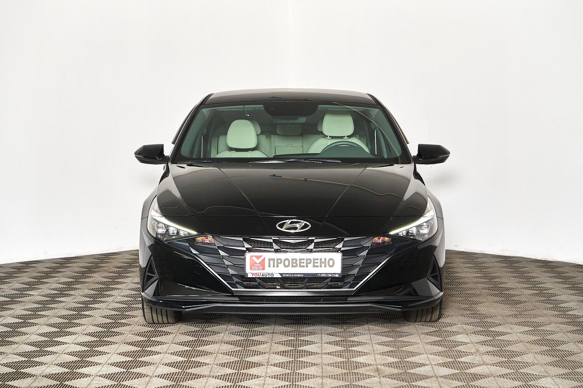 Hyundai Elantra 2022, черный