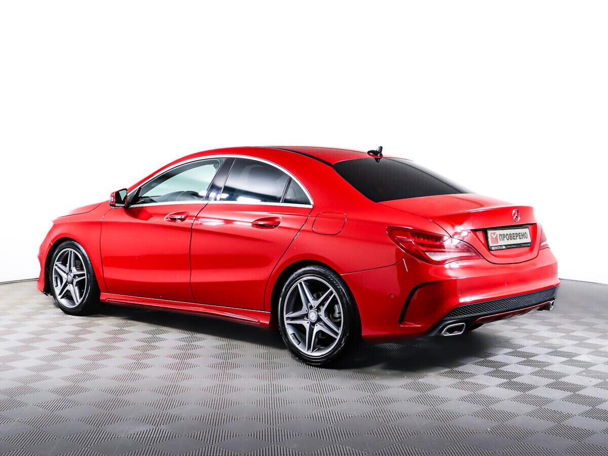 Mercedes-Benz CLA 2015, красный