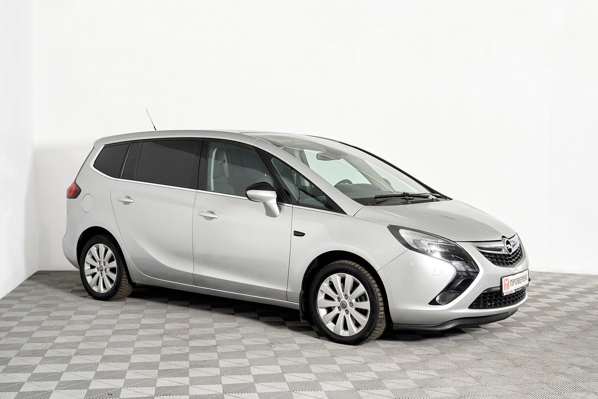 Opel Zafira 2015, серебряный