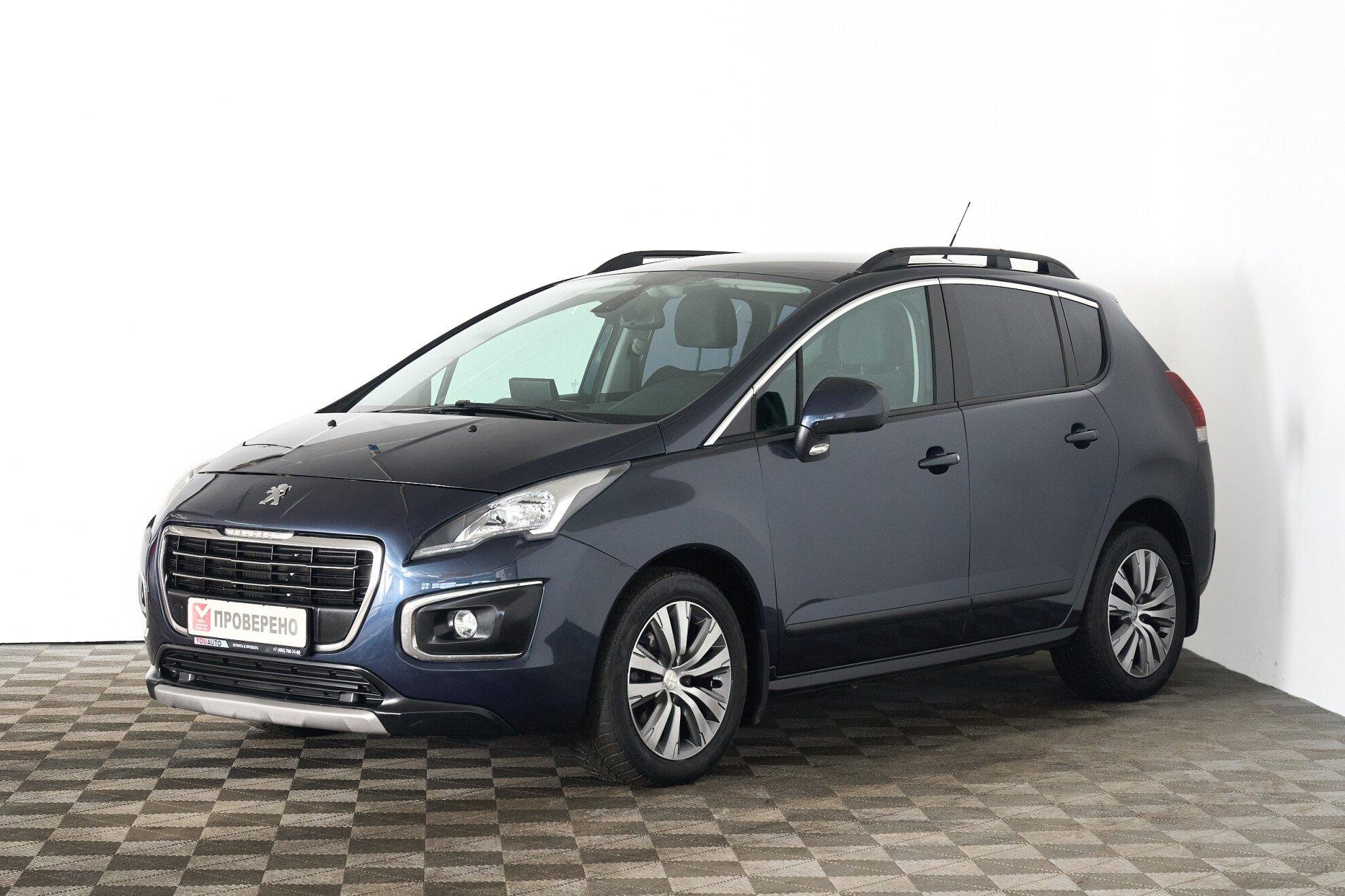 Peugeot 3008 2014, синий