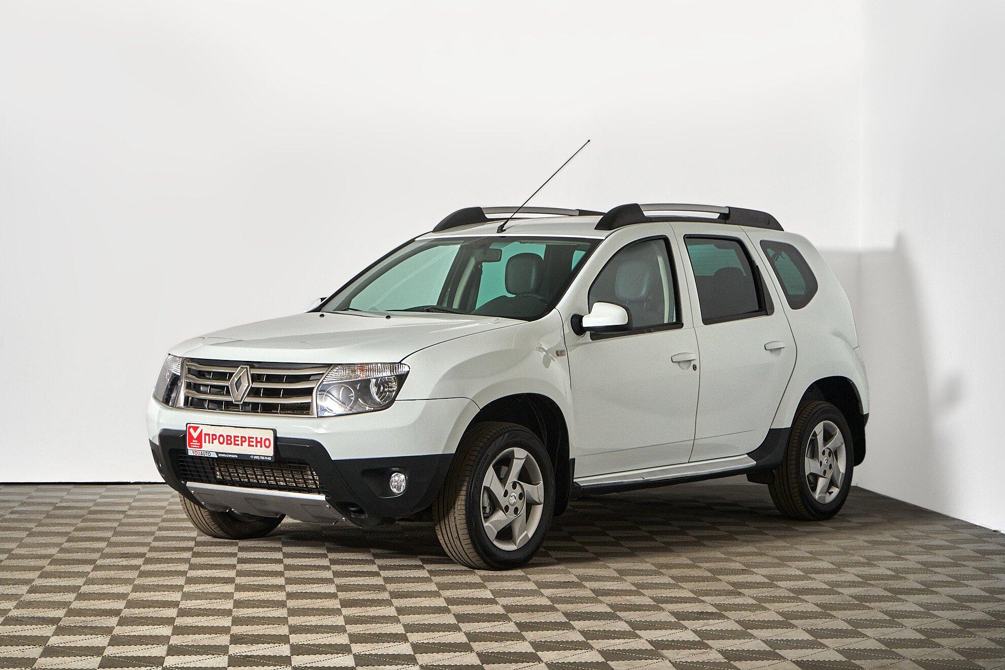 Renault Duster 2015, белый