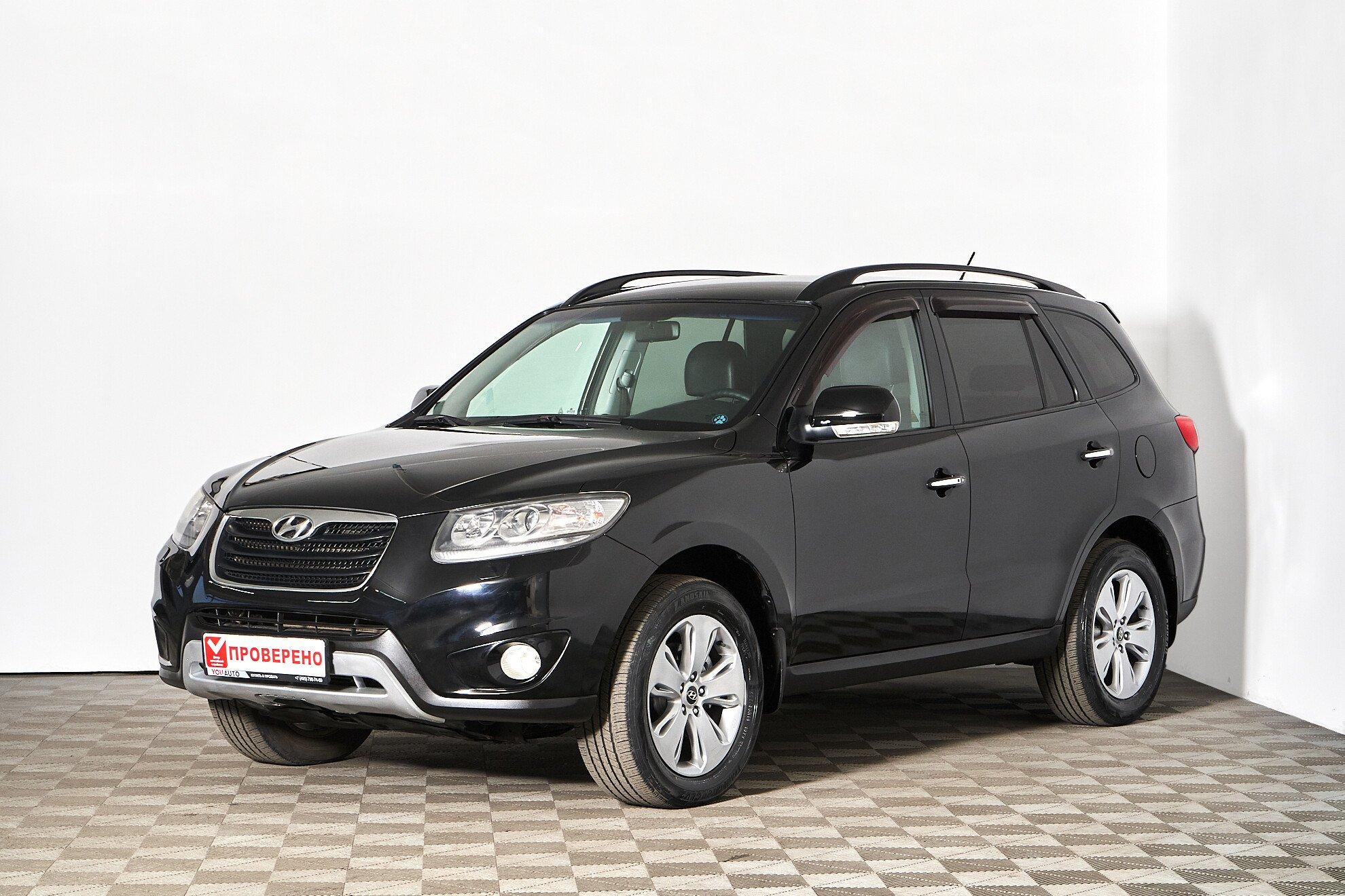 Hyundai Santa Fe 2012, черный