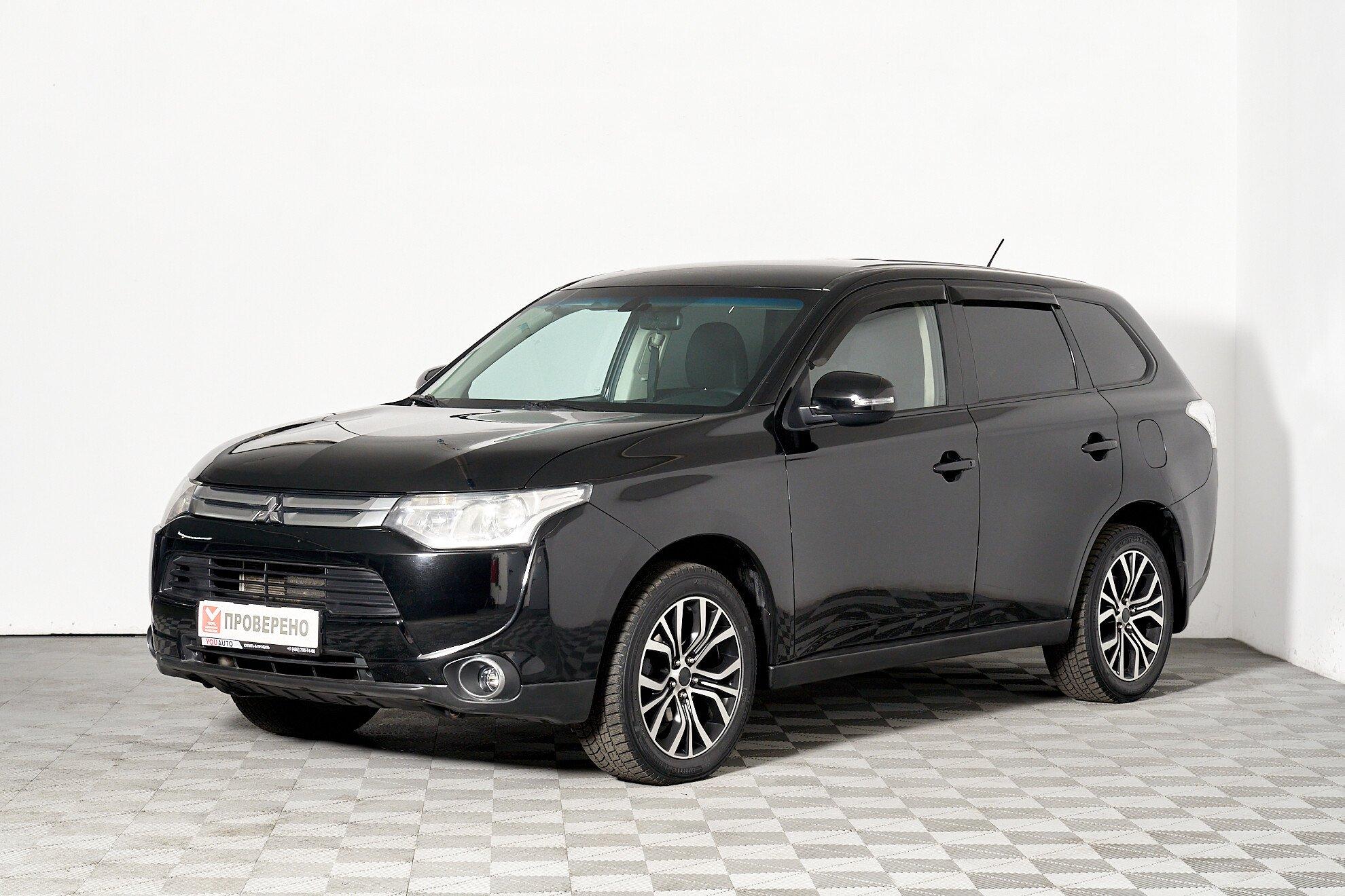 Mitsubishi Outlander 2014, черный