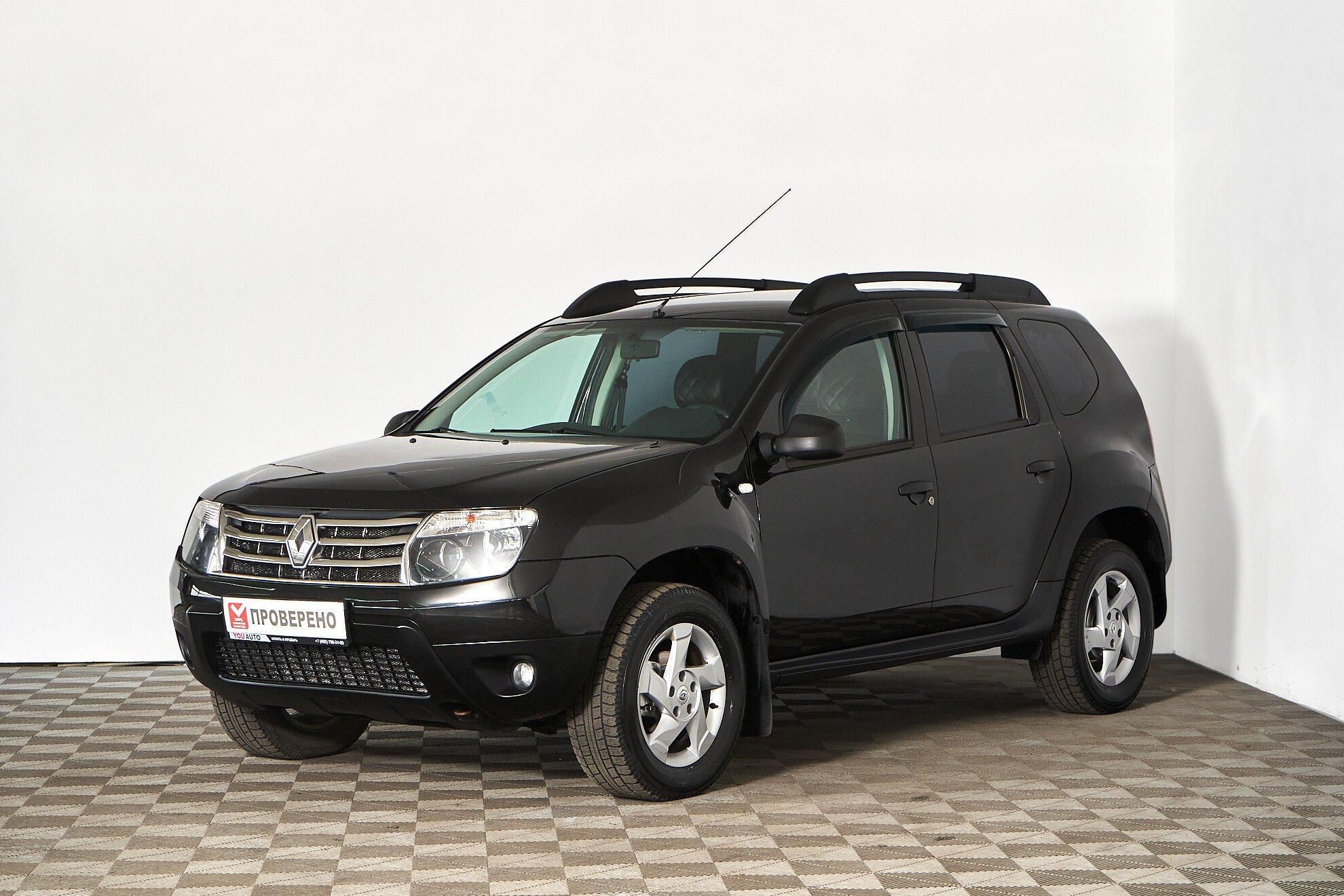 Renault Duster 2015, черный