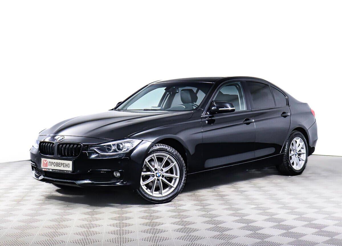 BMW 3 серии 2015, черный