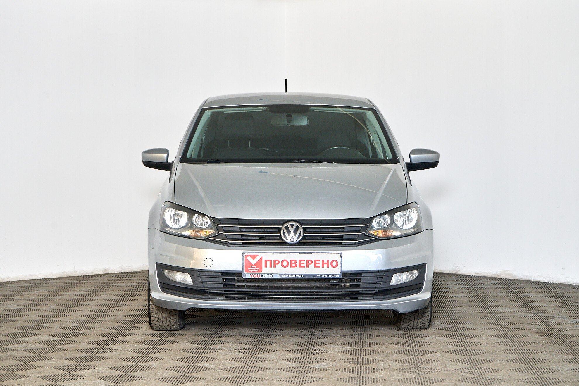 Volkswagen Polo 2019, серебряный
