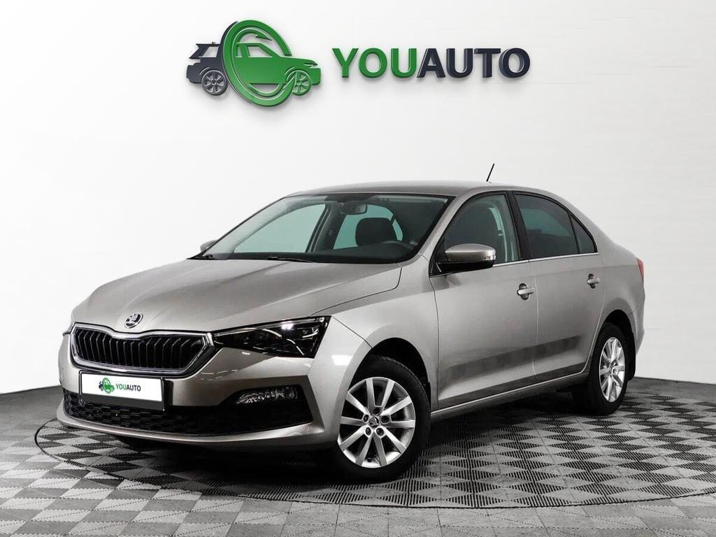 Skoda Rapid 2021, коричневый
