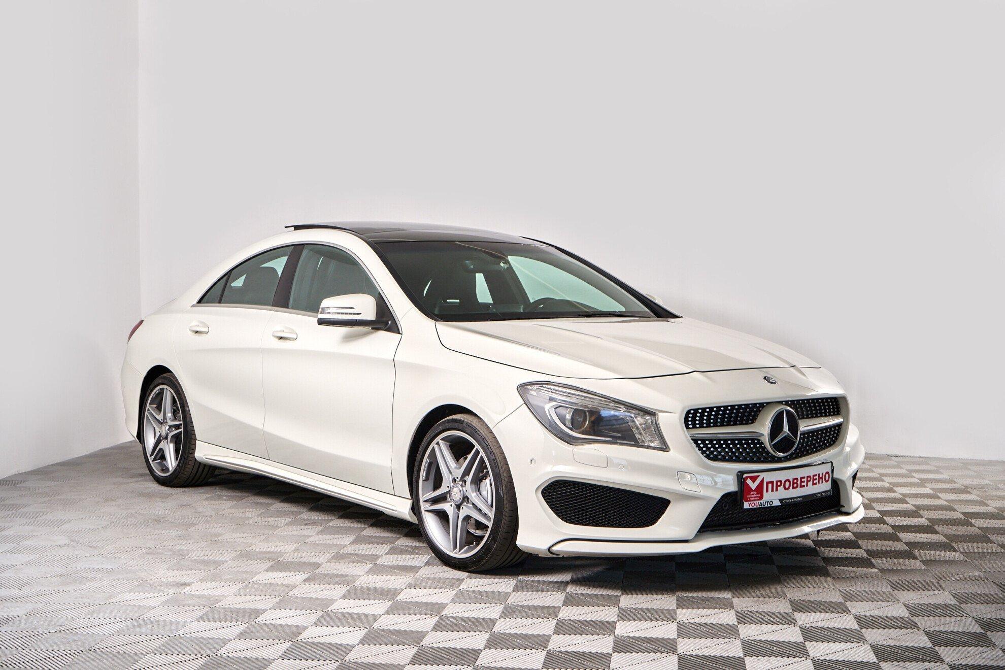Mercedes-Benz CLA 2013, белый