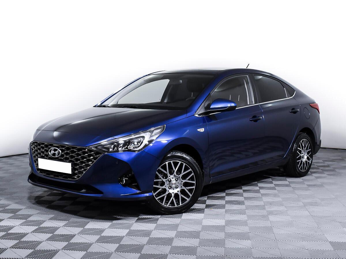 Hyundai Solaris 2022, синий