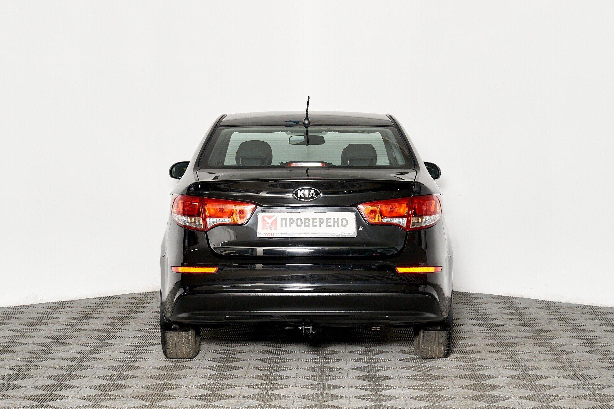 Kia Rio 2017, черный