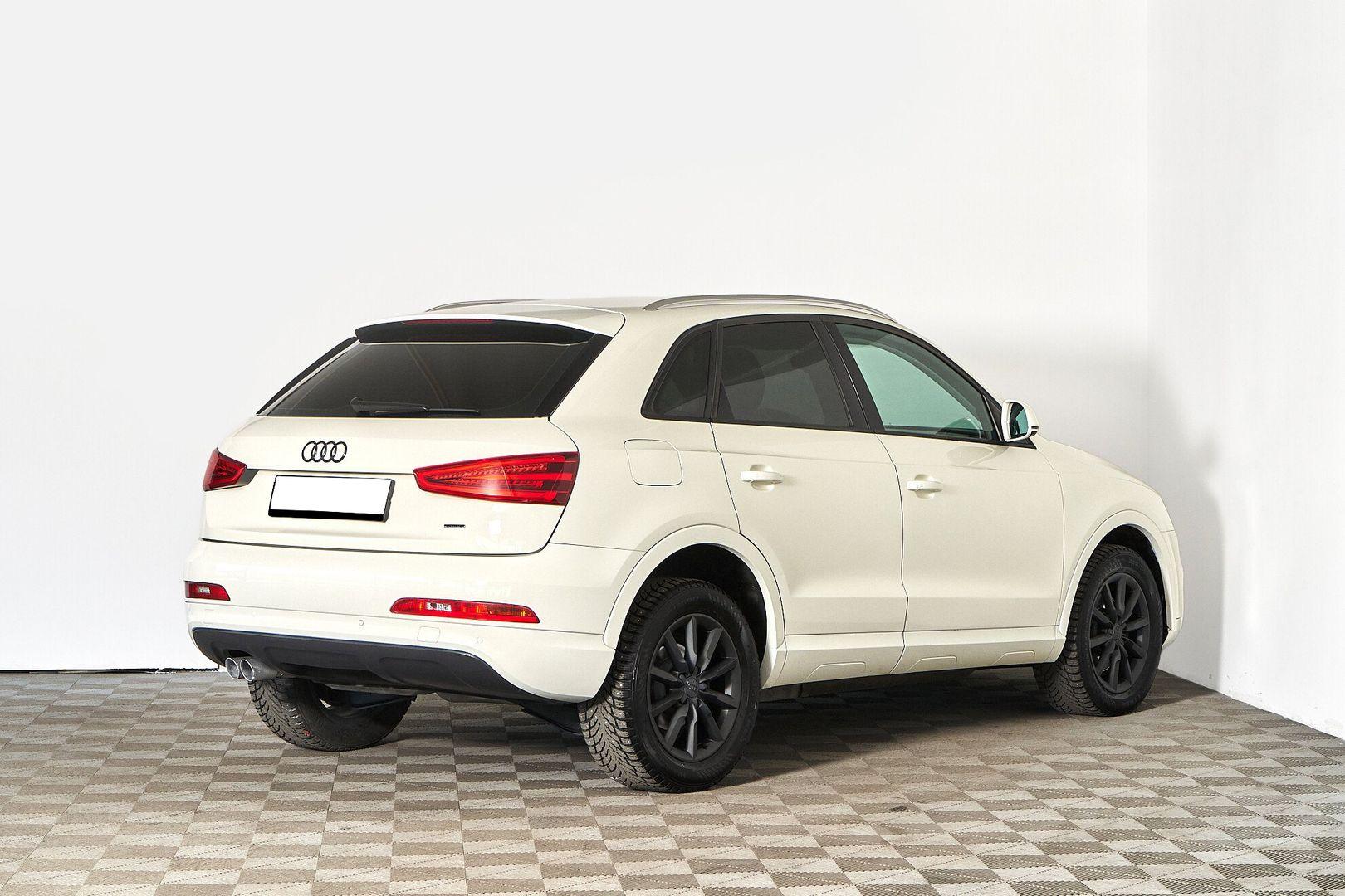 Audi Q3 2014, белый