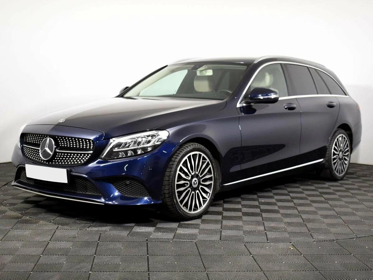 Mercedes-Benz C-Класс 2019, синий