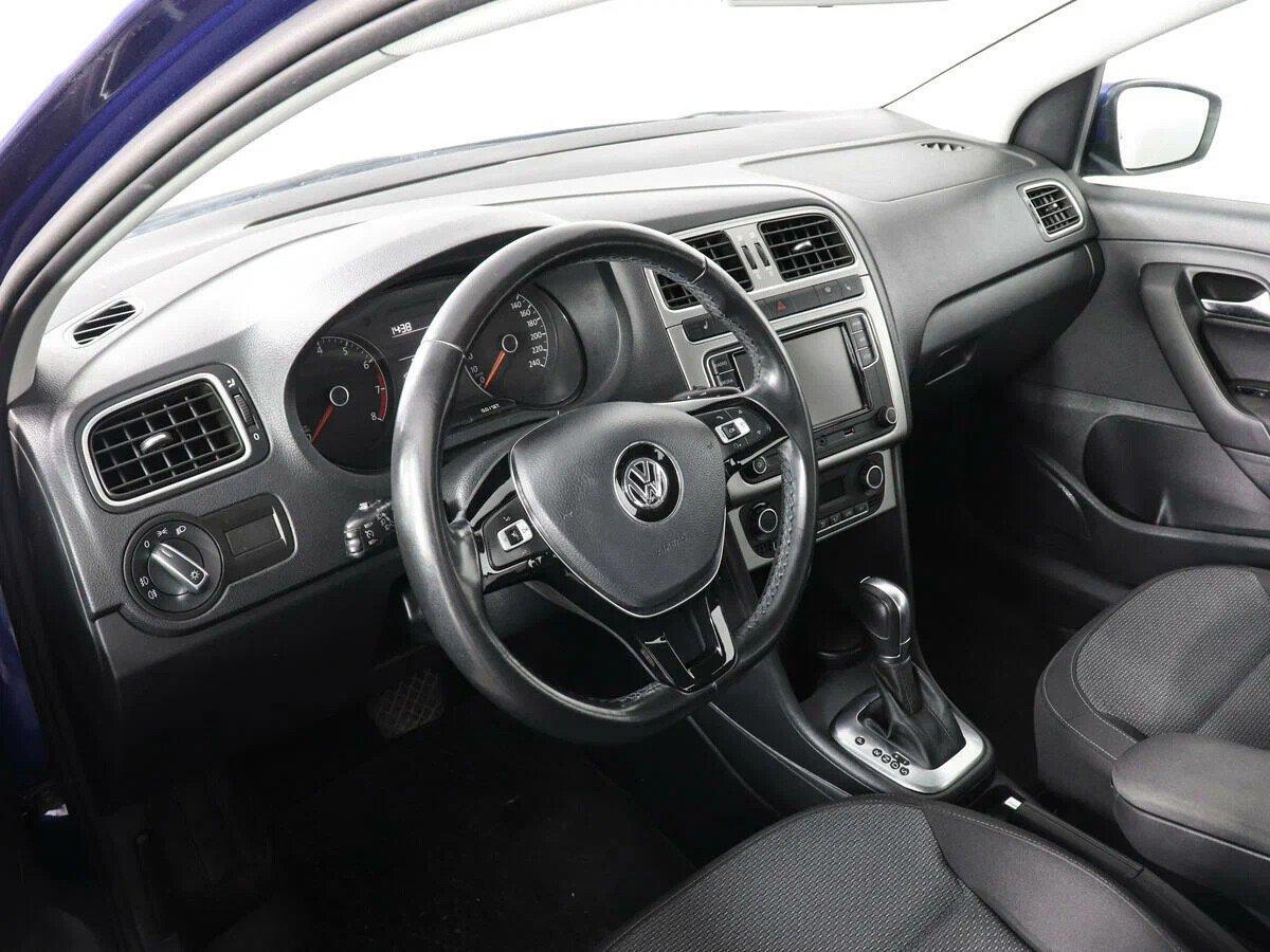 Volkswagen Polo 2019, синий