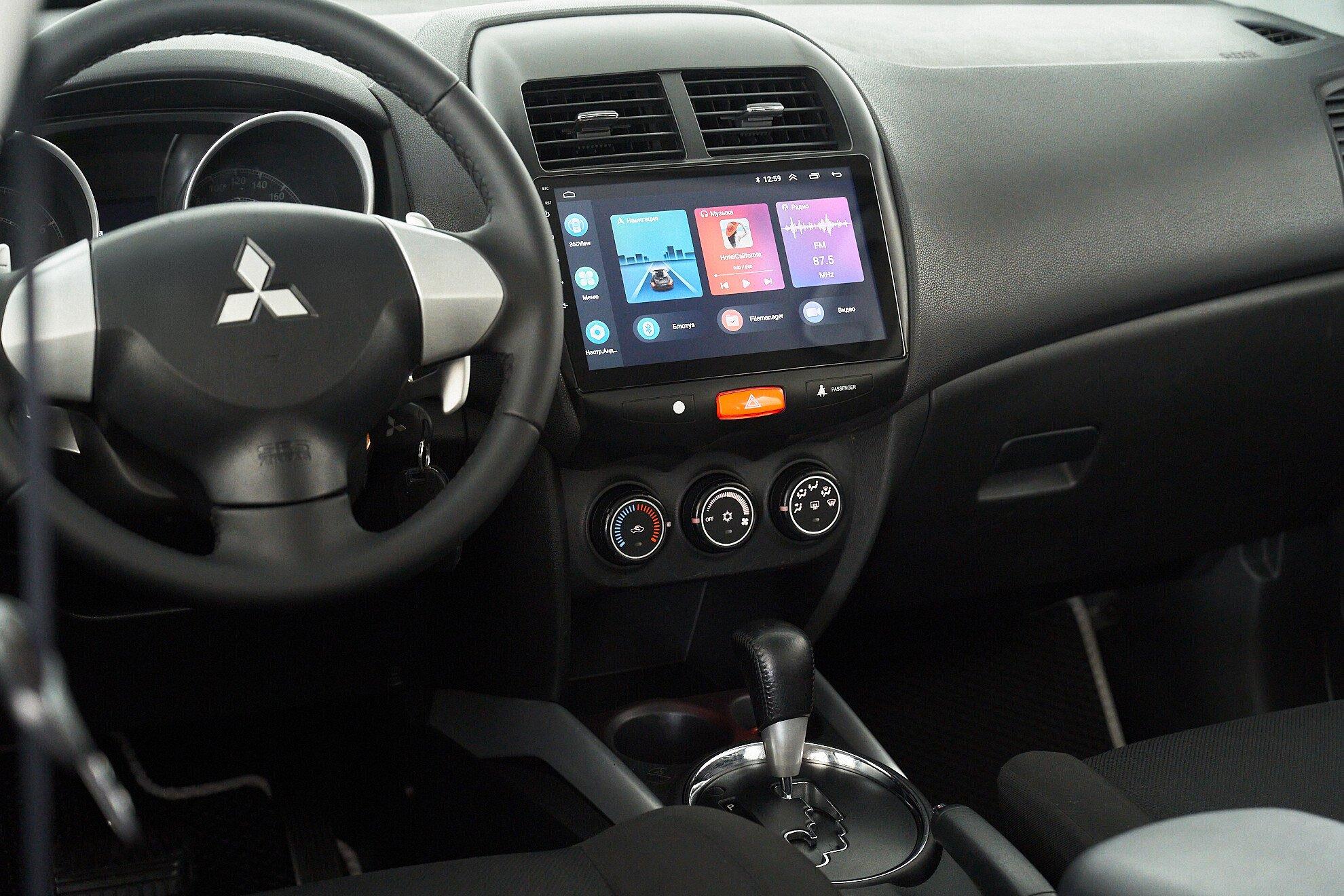 Mitsubishi ASX 2012, черный