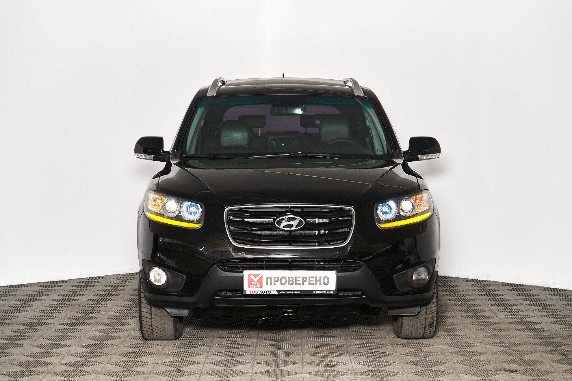 Hyundai Santa Fe 2011, черный