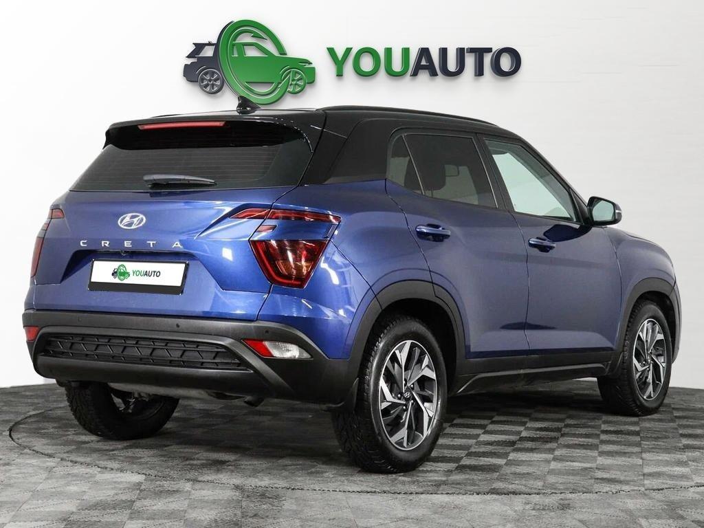 Hyundai Creta 2021, синий