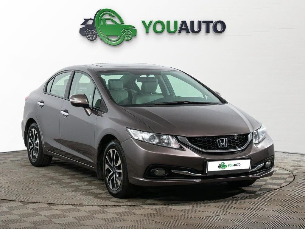 Honda Civic 2013, коричневый