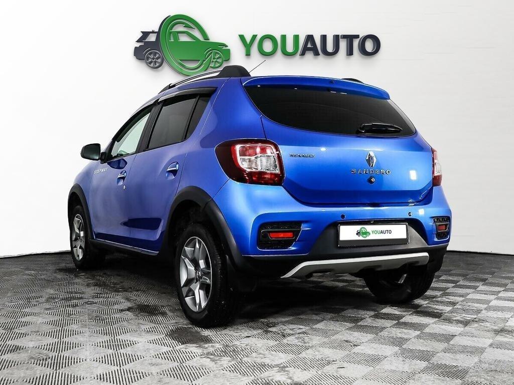 Renault Sandero 2018, синий