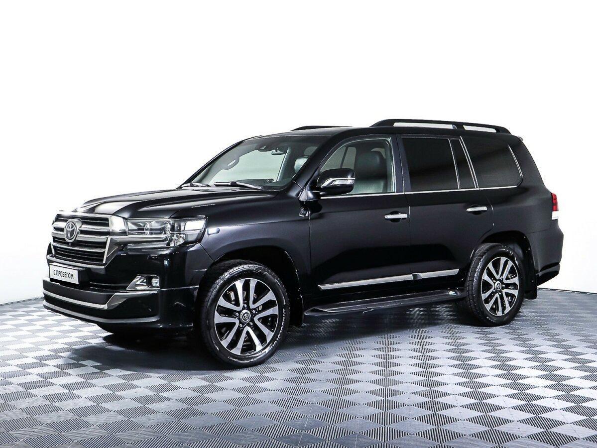 Toyota Land Cruiser 2019, черный