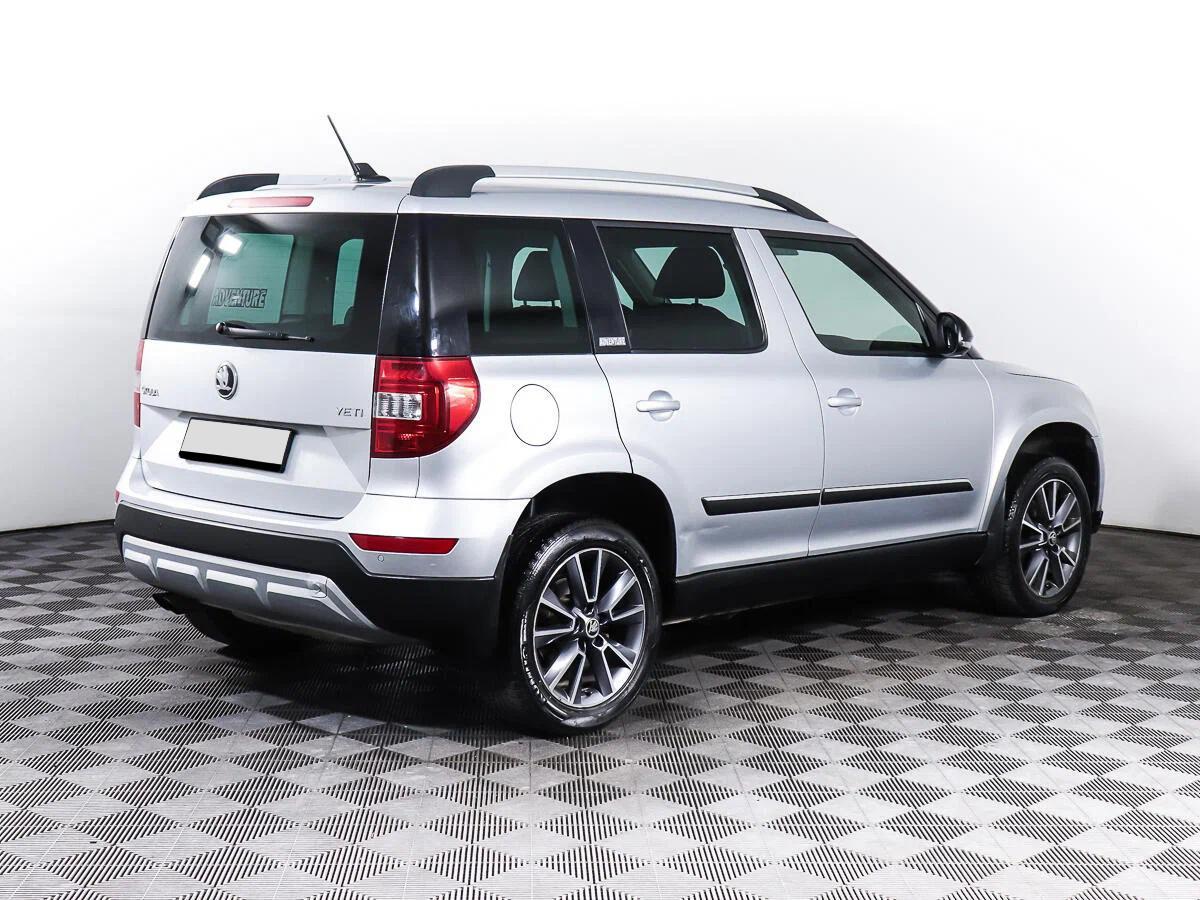 Skoda Yeti 2016, серебряный
