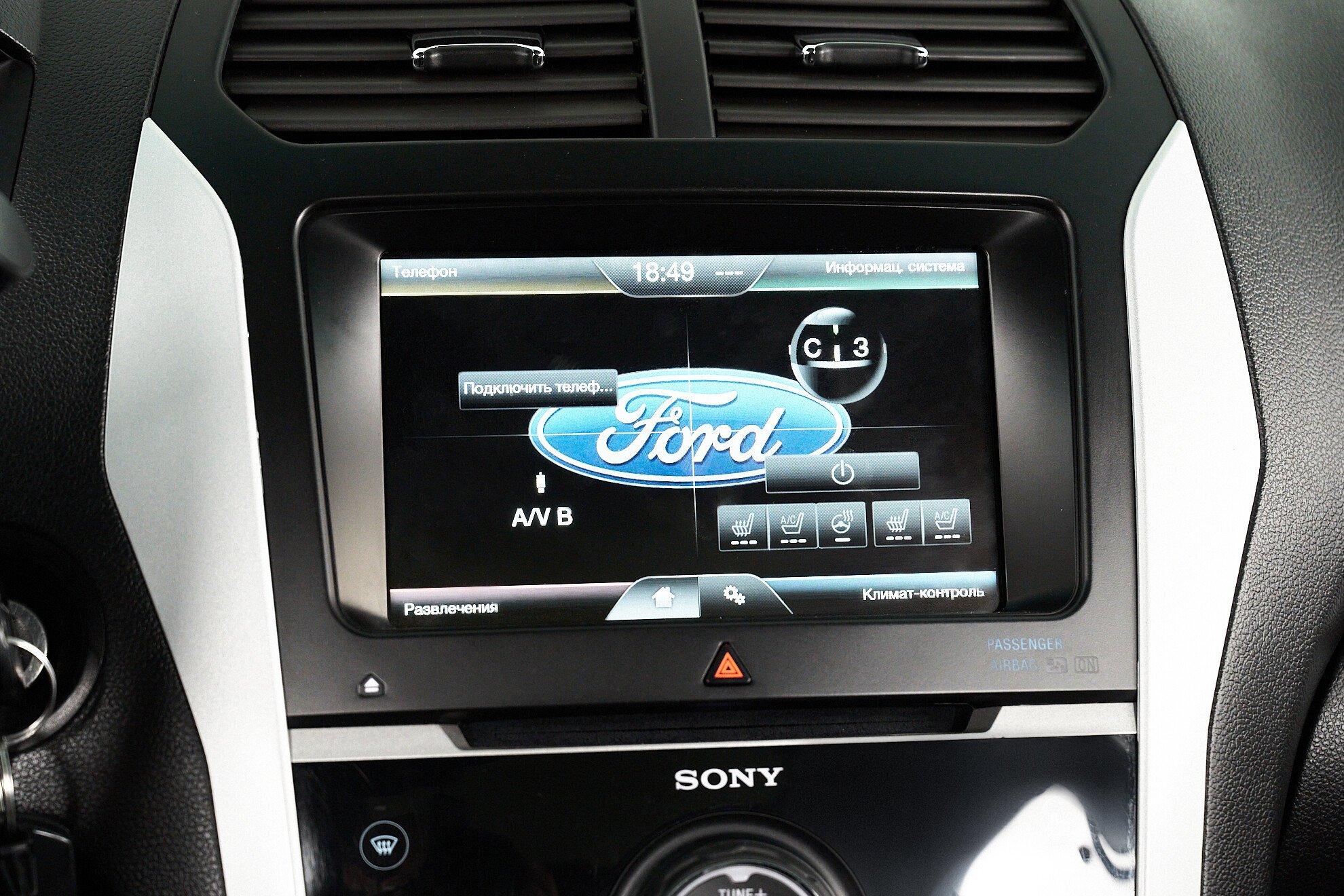 Ford Explorer 2014, черный