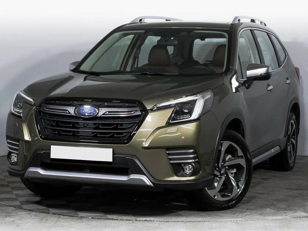 Subaru Forester 2021, зеленый