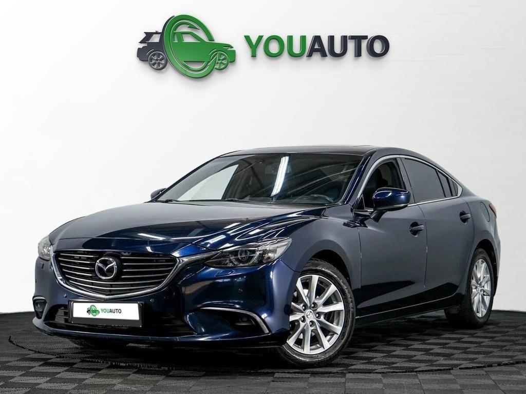Mazda 6 2018, синий