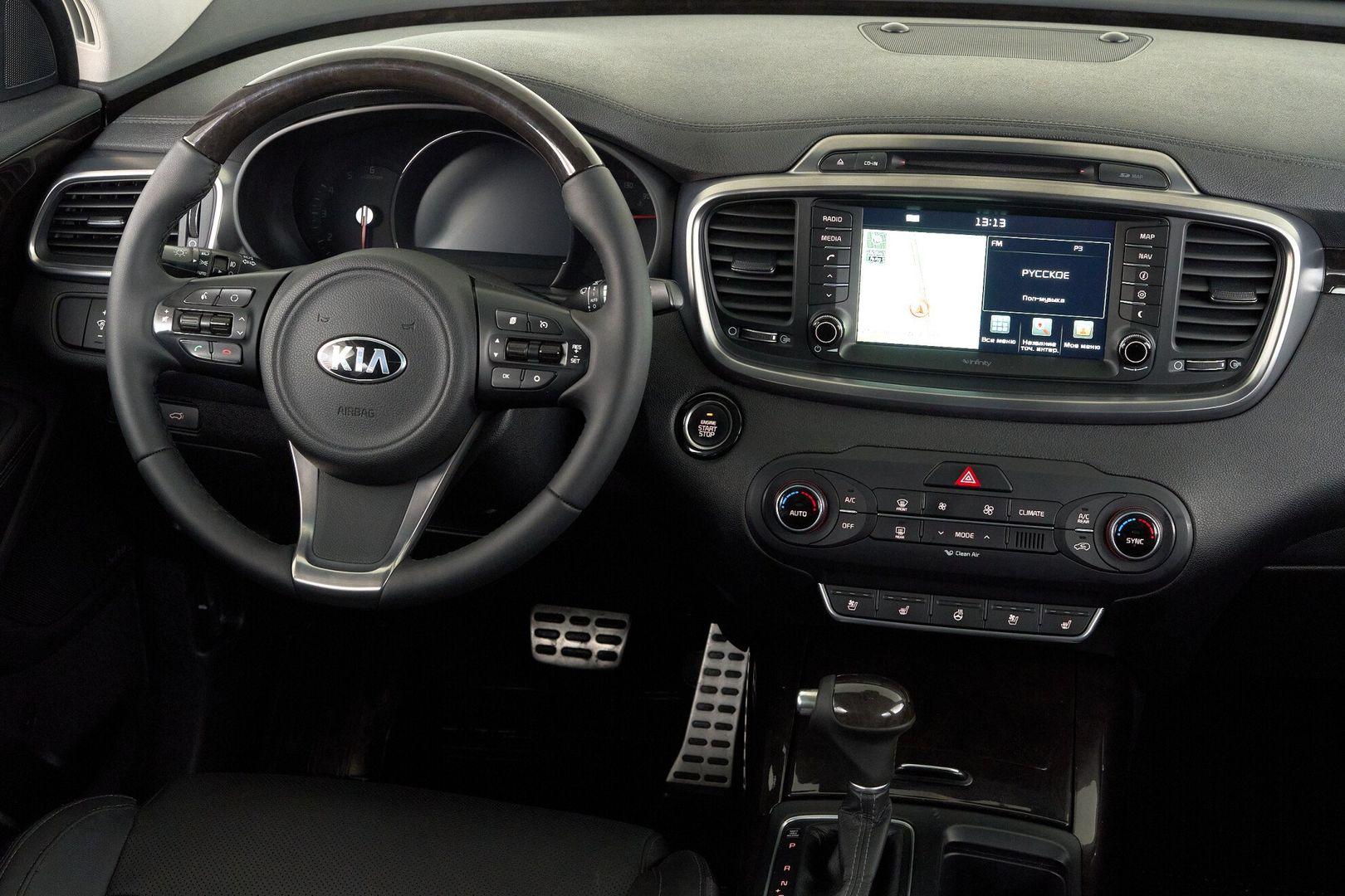 Kia Sorento 2017, черный