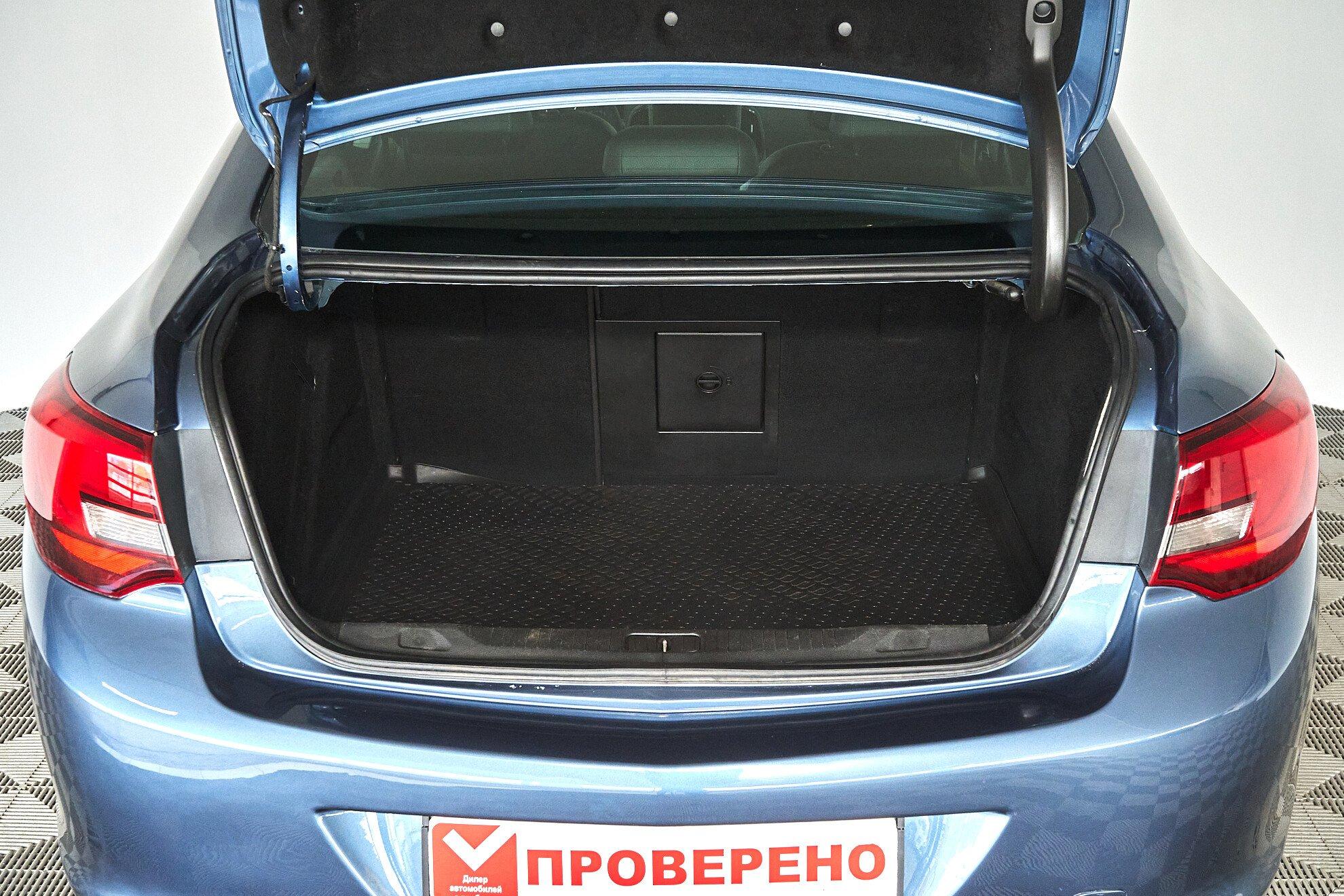 Opel Astra 2014, синий