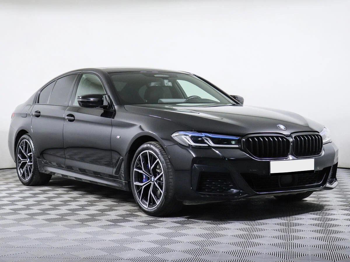 BMW 5 серии 2021, черный