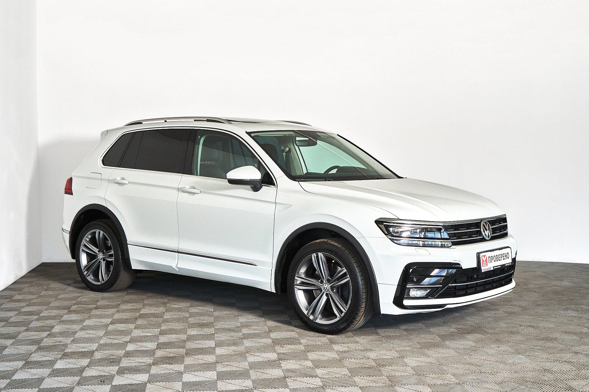 Volkswagen Tiguan 2018, белый