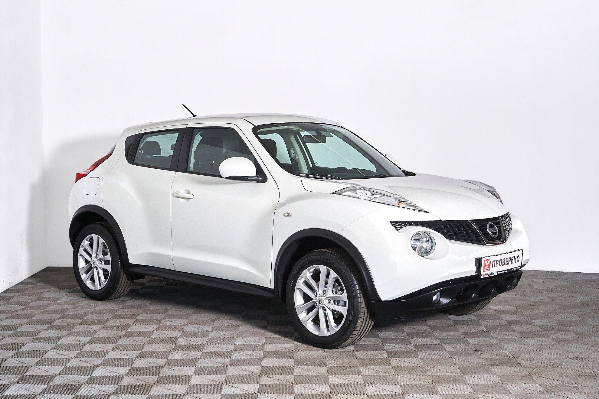 Nissan Juke 2014, белый
