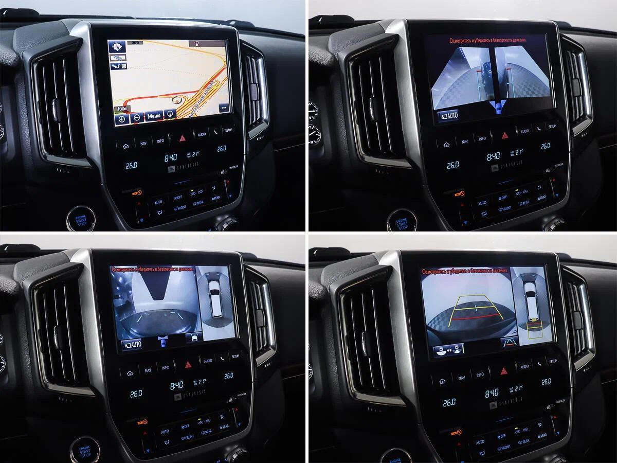 Toyota Land Cruiser 2016, черный