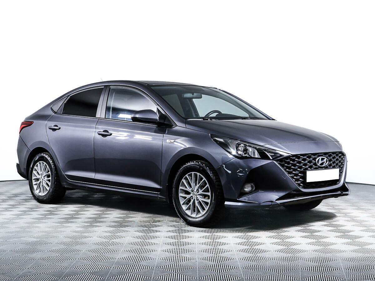 Hyundai Solaris 2022, серый