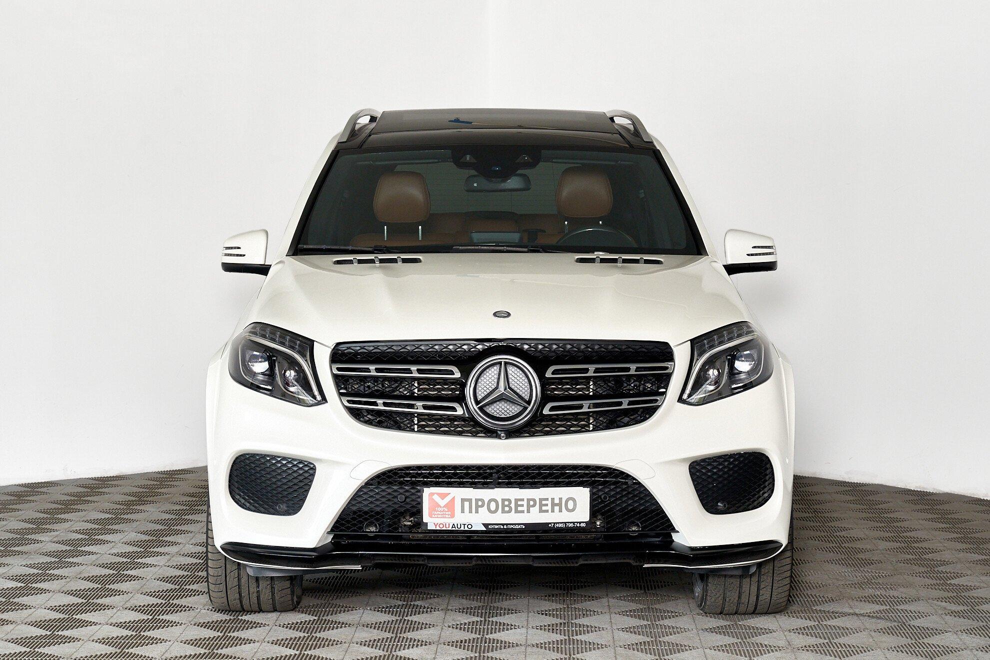 Mercedes-Benz GLS 2016, белый
