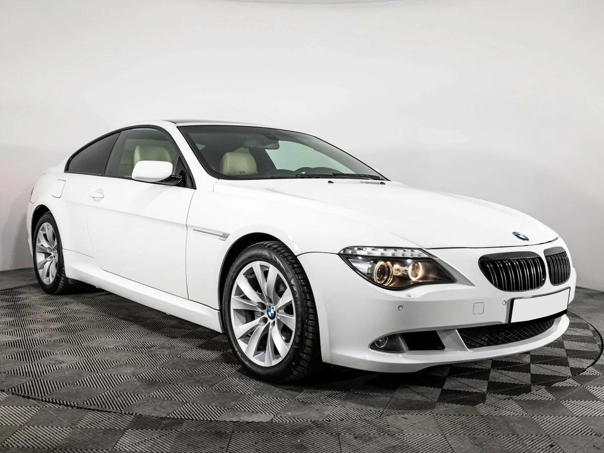 BMW 6 серии 2009, белый